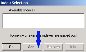 Indexes Window