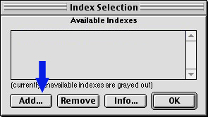 Indexes Window