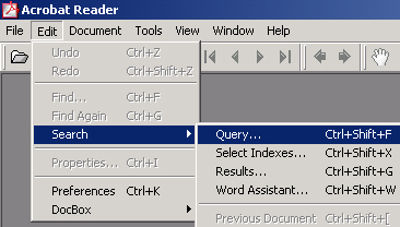 Search window